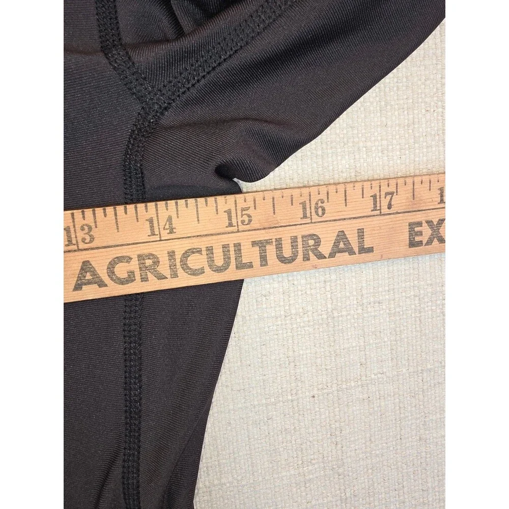 Small S The North Face Flight Series VaporWick Mock Neck Base Layer Shirt Black